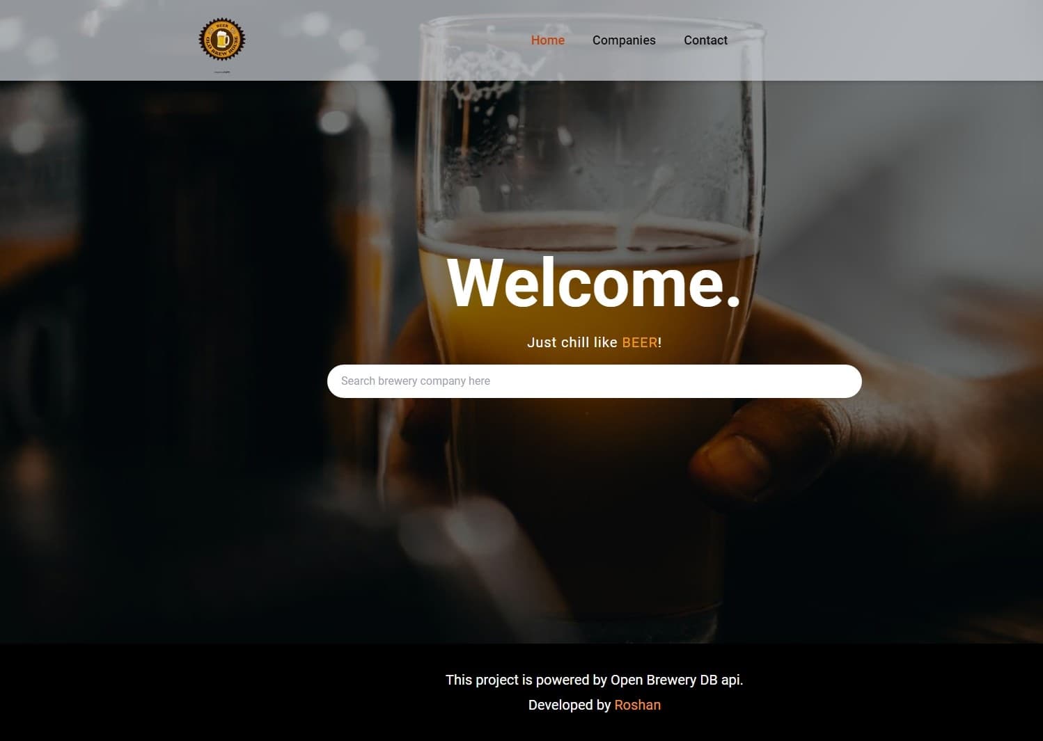 Photo of brewery website